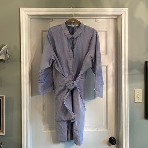 Gretchen Scott Wash / Wear Breezy Blouson Dress - Stripe